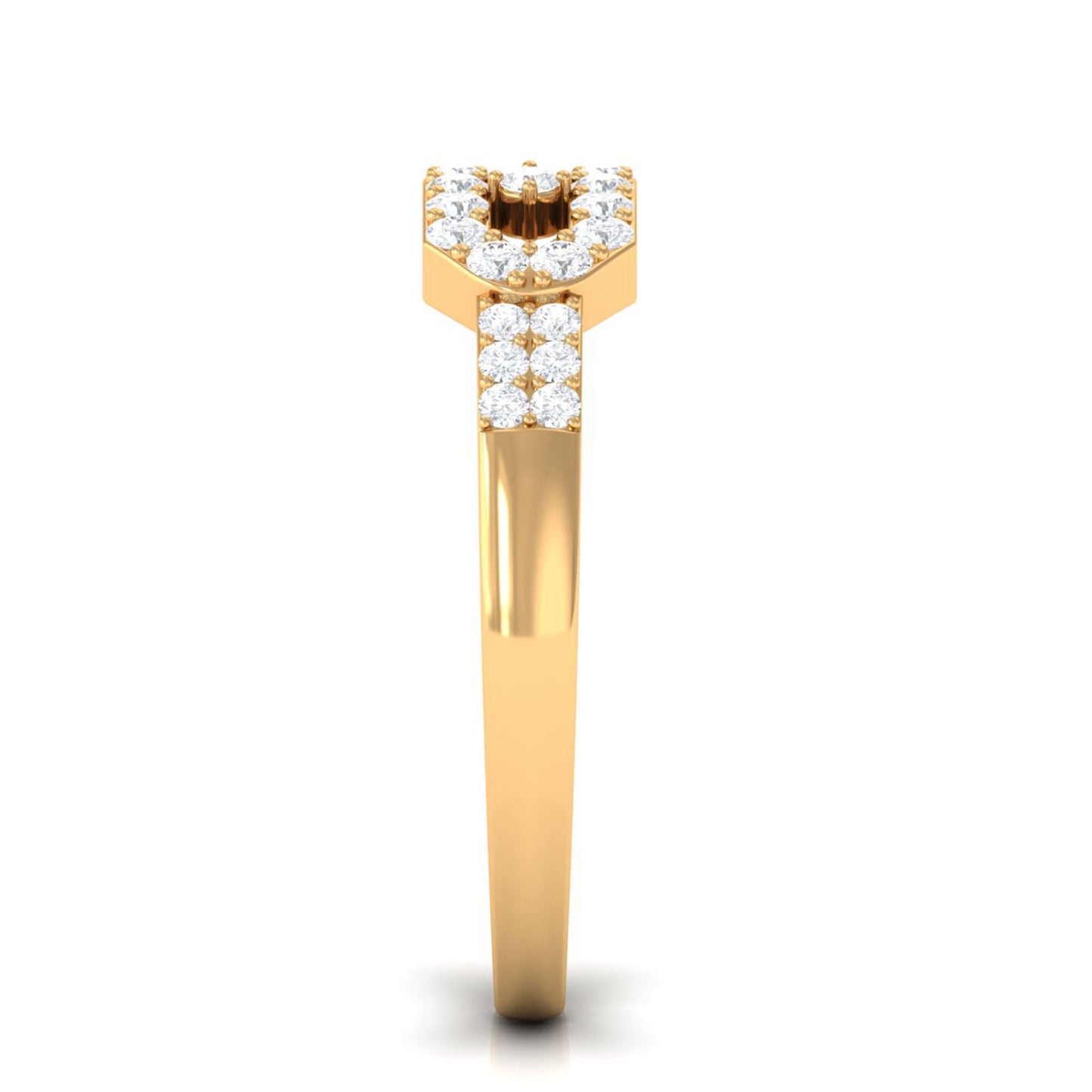 Contemporary Natural Diamond Ring for Women