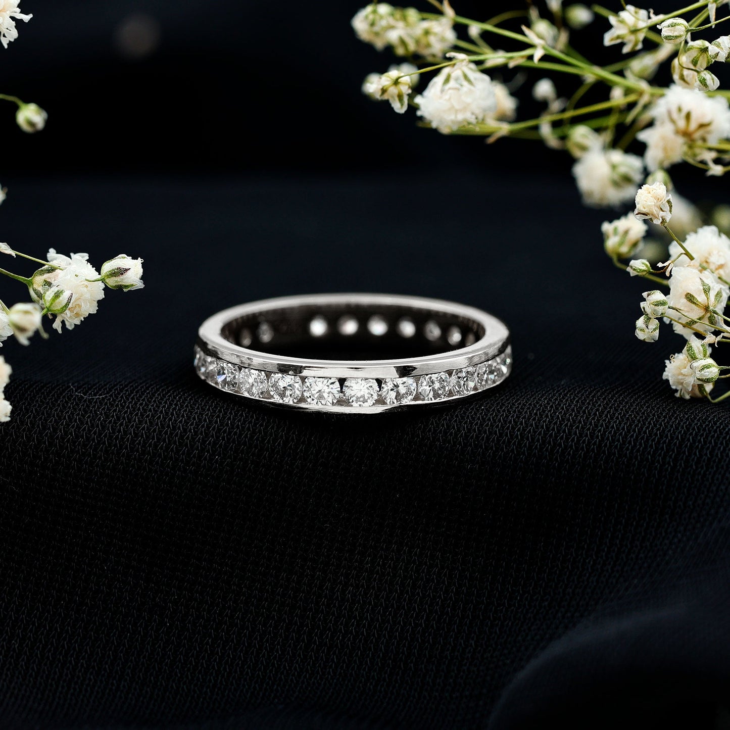 Certified Lab Grown Diamond Eternity Ring in Channel Set