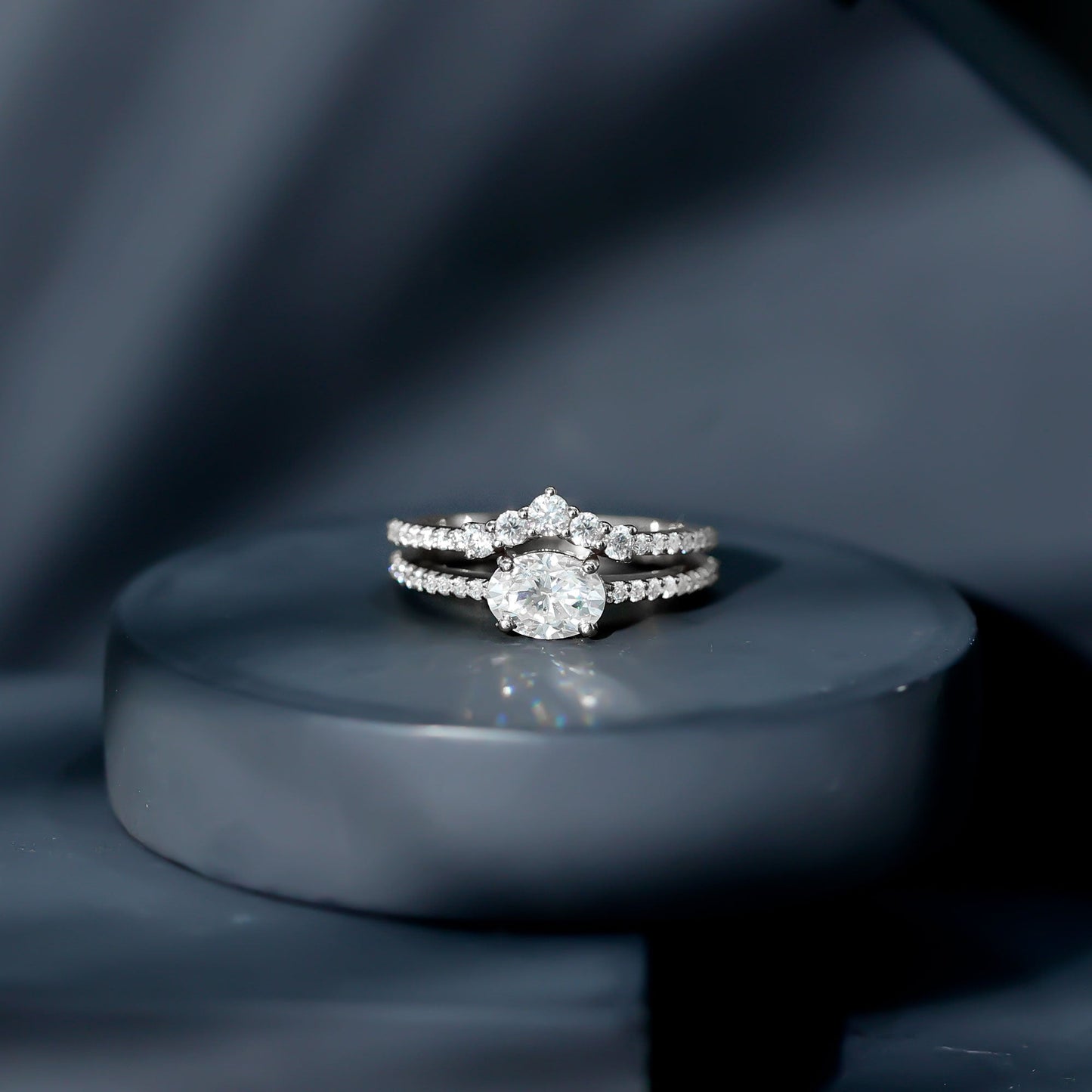 Certified 0.7 Carat Lab Grown Diamond Engagement Ring Enhancer