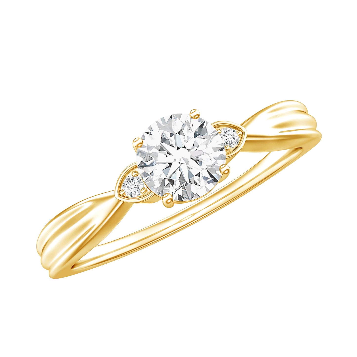 0.9 Carat Certified Lab Grown Diamond Solitaire Promise Ring
