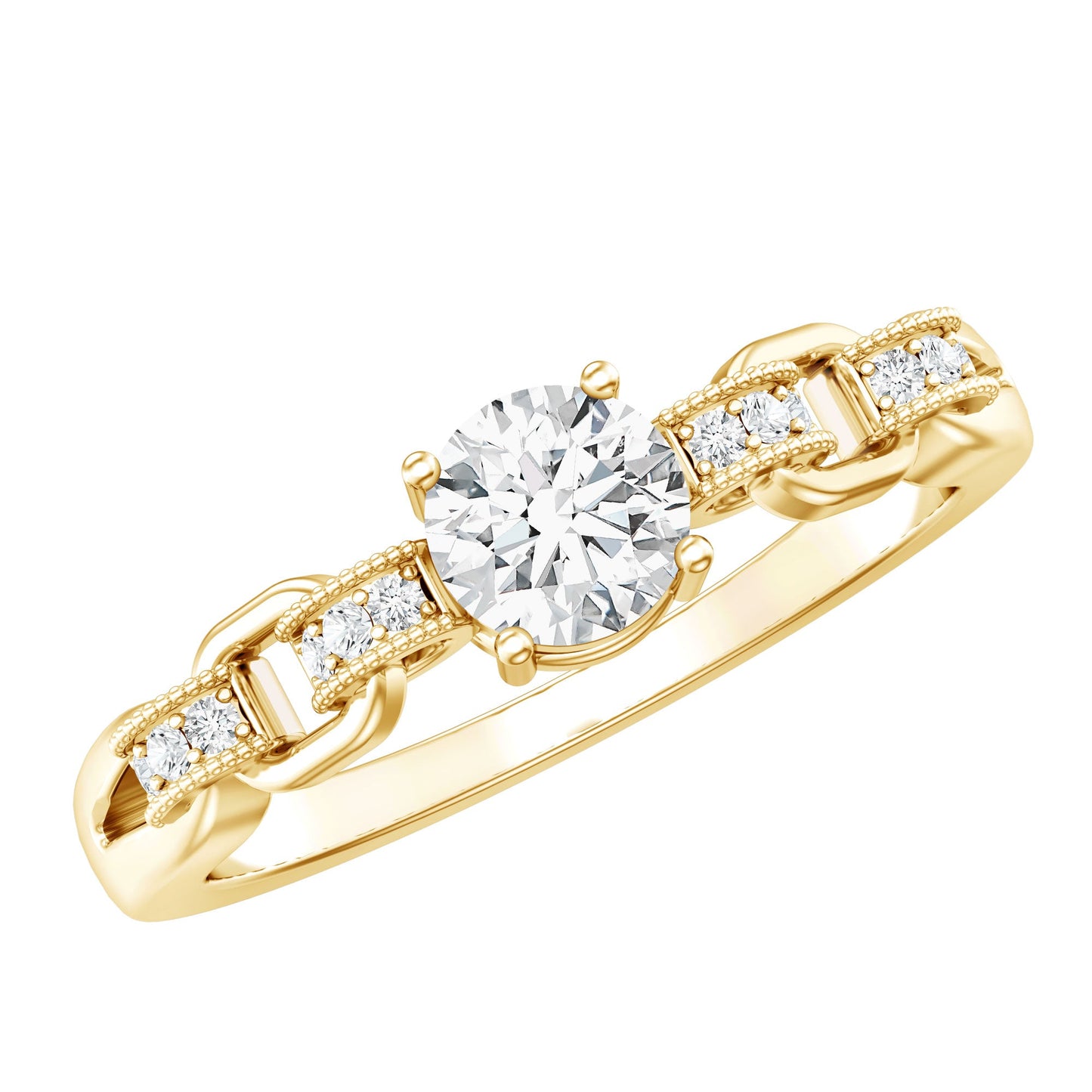 Certified 0.4 Carat Lab Grown Diamond Promise Ring For Her