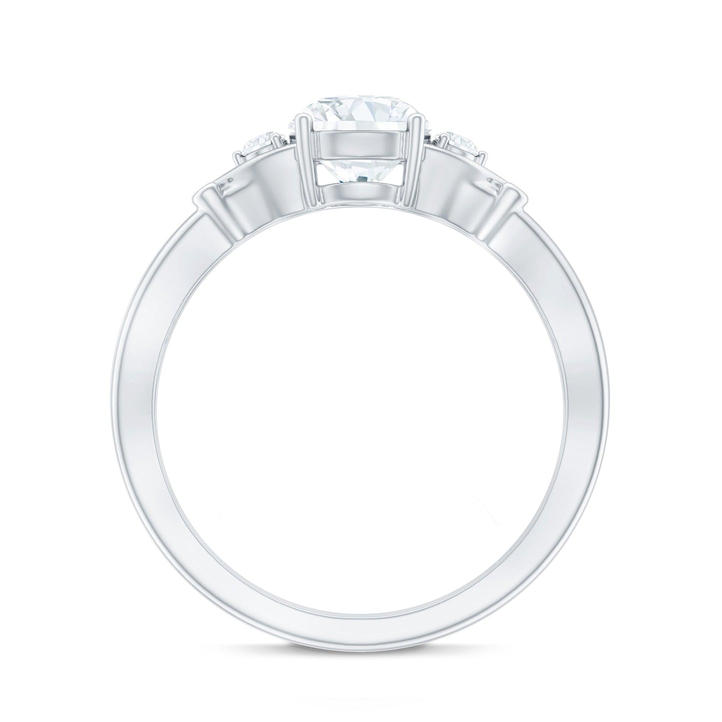 0.9 Carat Certified Lab Grown Diamond Engagement Ring