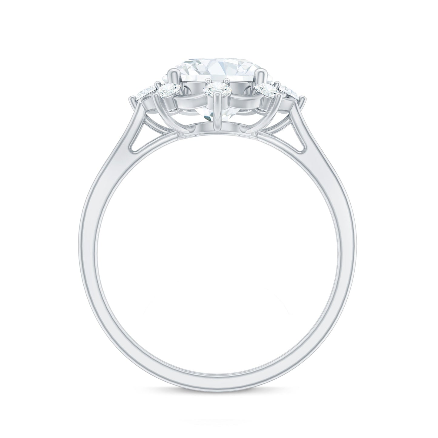 2 Carat Lab Grown Diamond Statement Engagement Ring