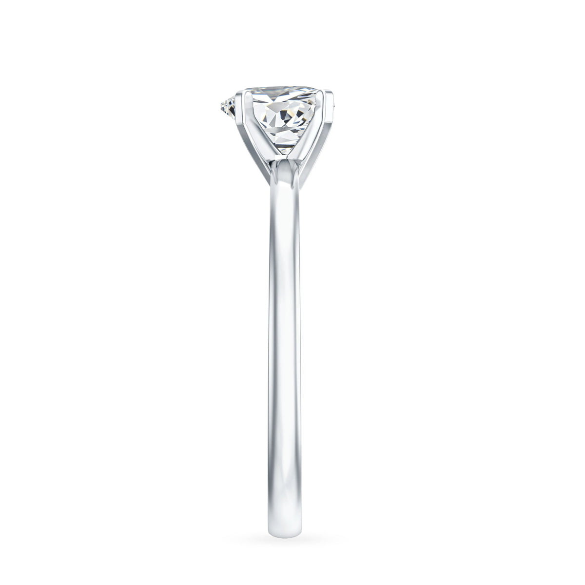 Certified 1.2 Carat Lab Grown Diamond Heart Engagement Ring