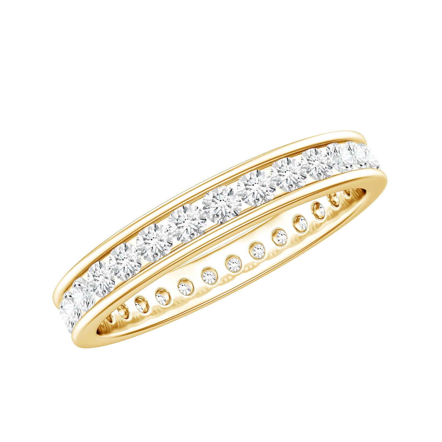 Lab Grown Diamond Wedding Eternity Band For Women