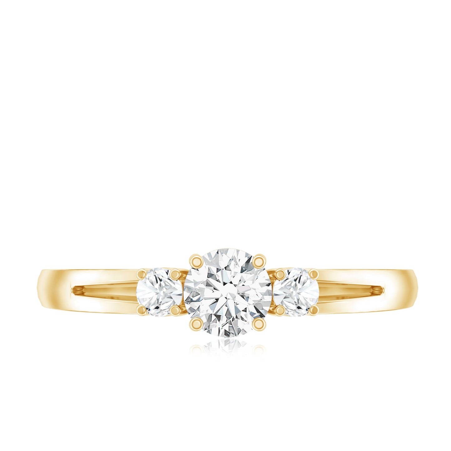 Certified Lab Created Diamond Promise Commitment Ring for Her