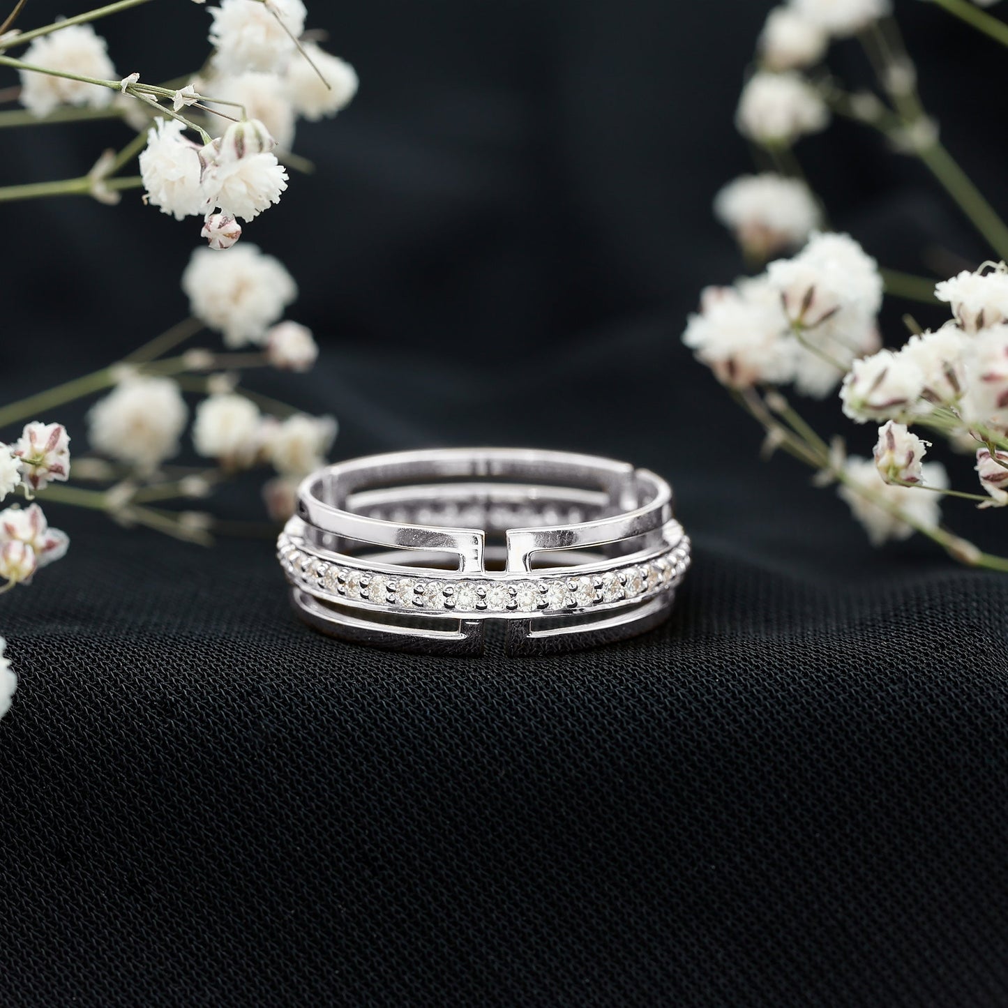 Certified Lab Created Diamond Unisex Wedding Band