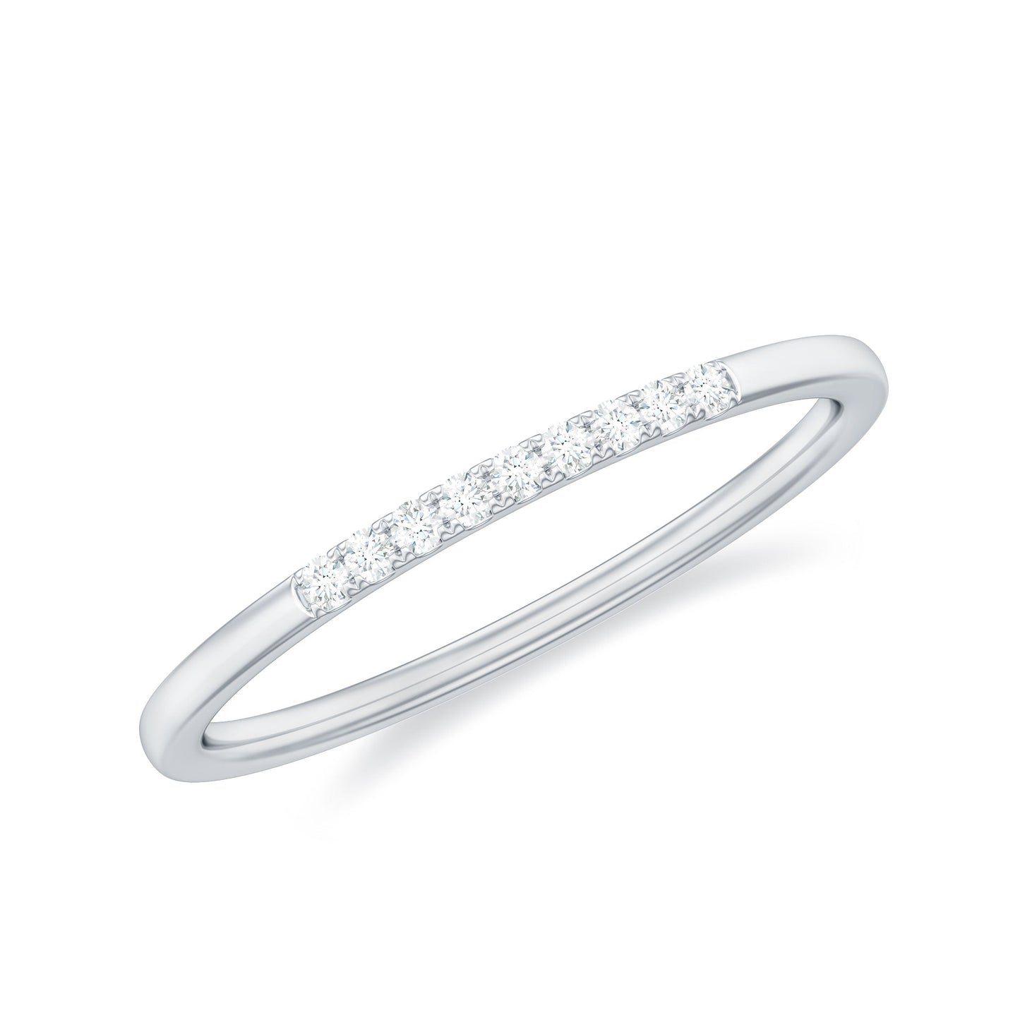 Minimalist Diamond Stackable Ring for Women