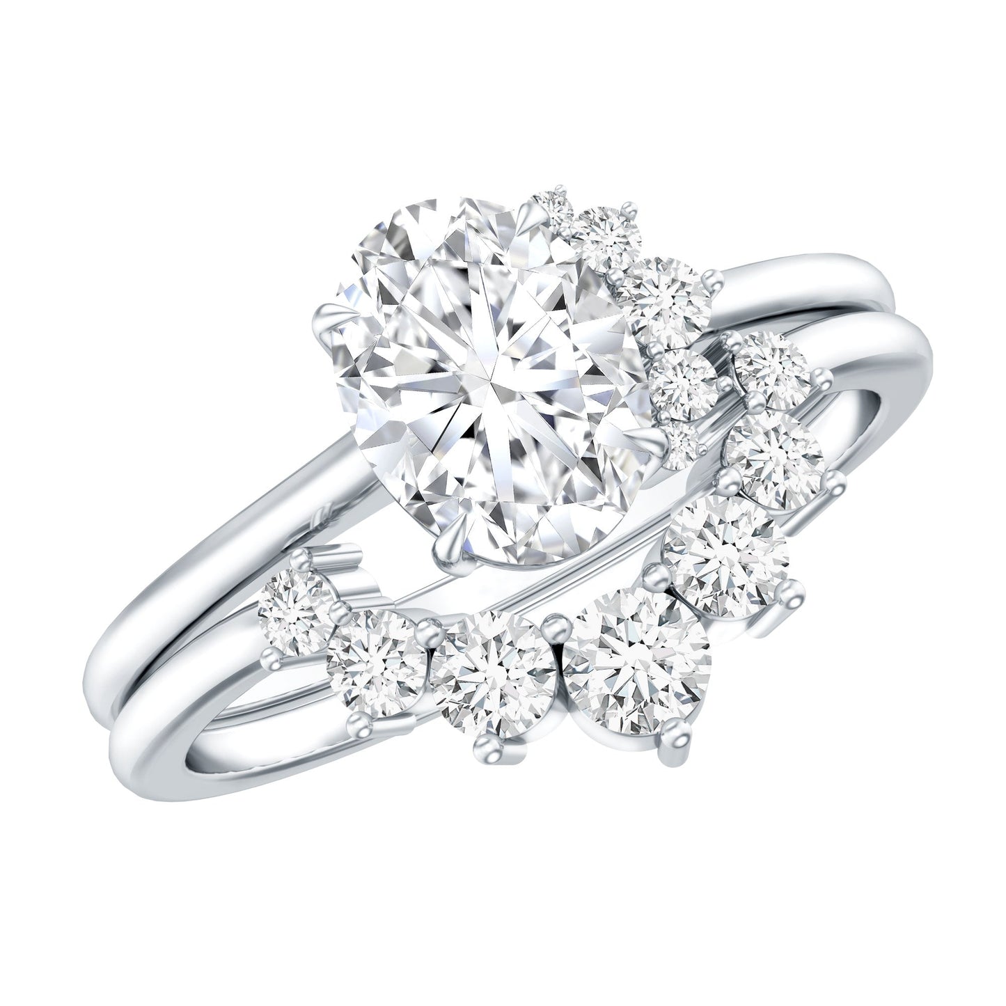 Lab Grown Diamond Engagement and Bridal Ring Sets