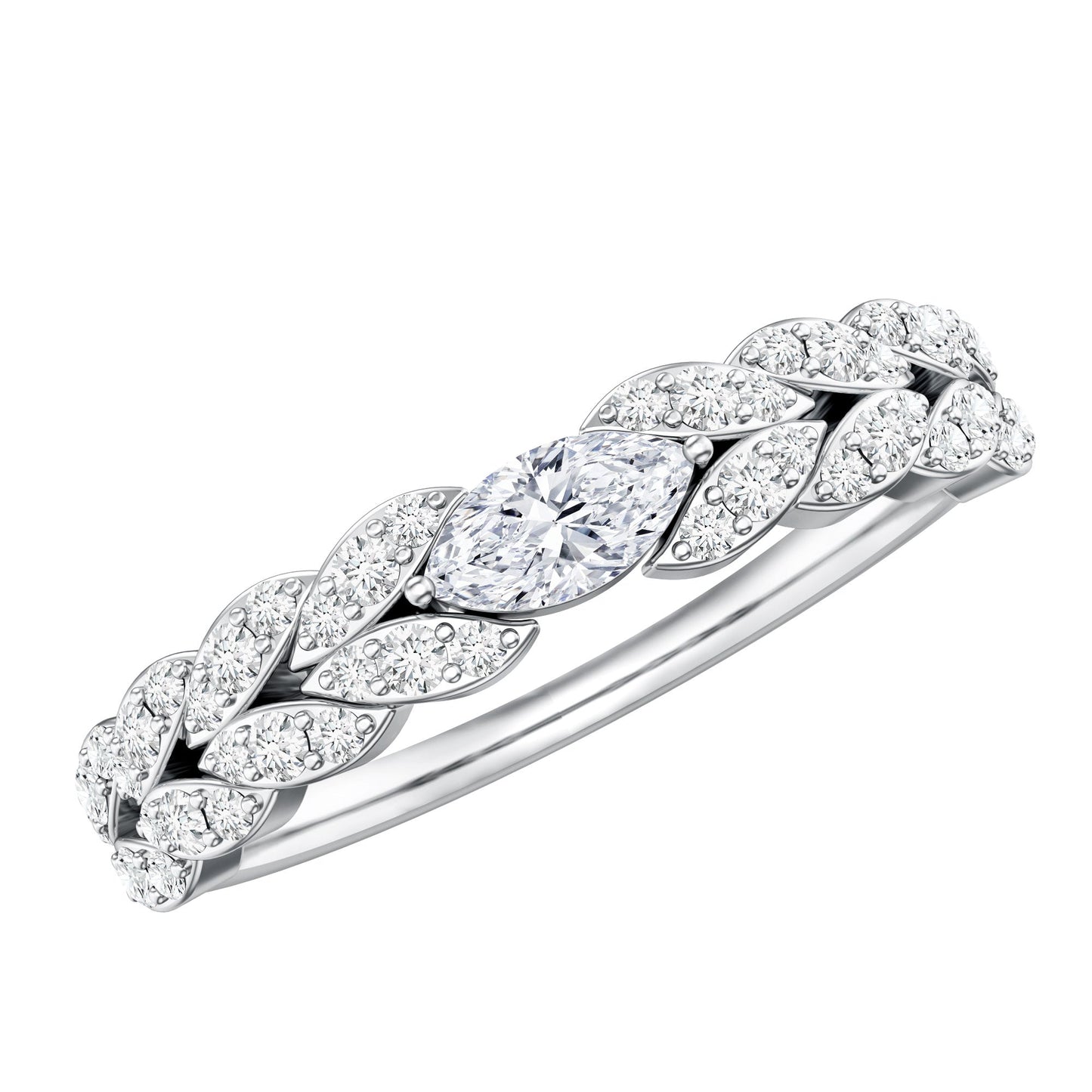 Lab Grown Diamond East West Eternity Ring for Her