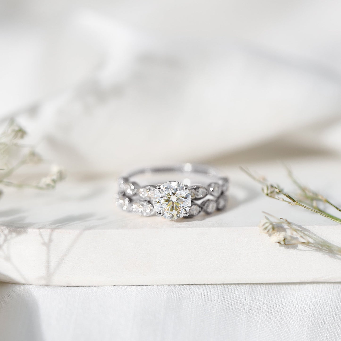 Diamond Designer Marriage Ring Set For Women