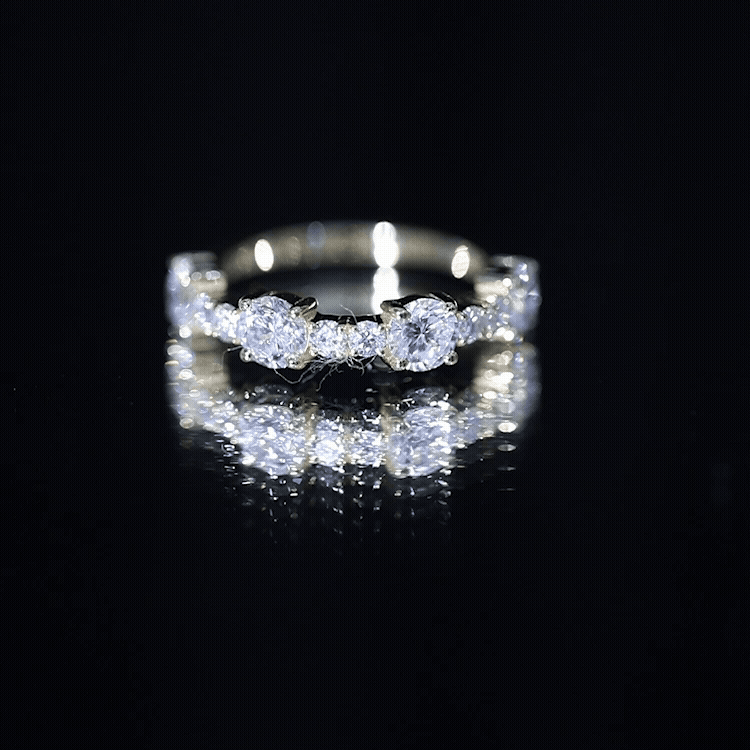 Lab Grown Diamond Stackable Eternity Ring For Women
