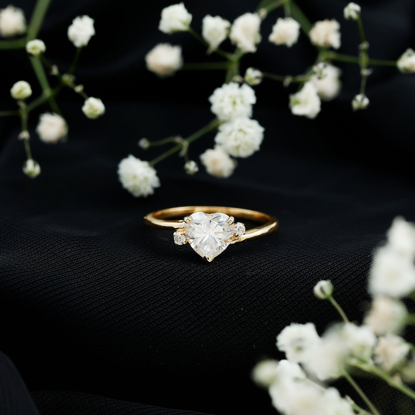 1.2 Carat Heart Lab Grown Diamond Proposal Ring For Her
