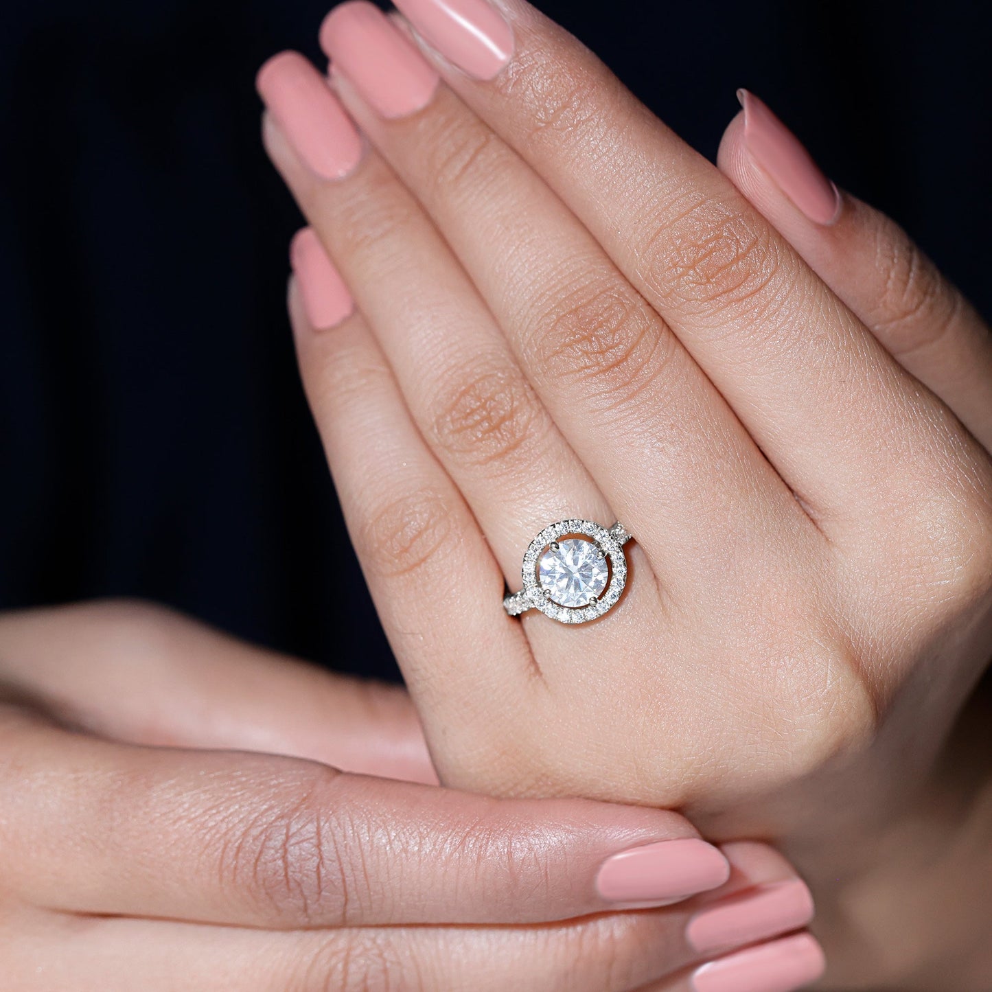 2 Carat Ethical Diamond Circle Engagement Ring