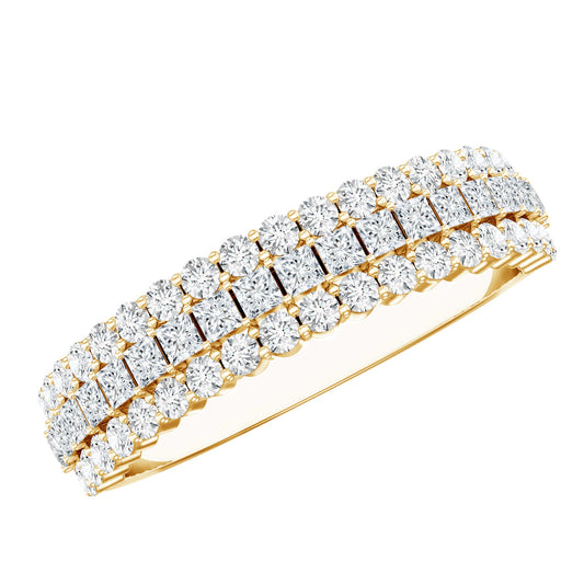 Half Eternity Lab Grown Diamond Wedding Band