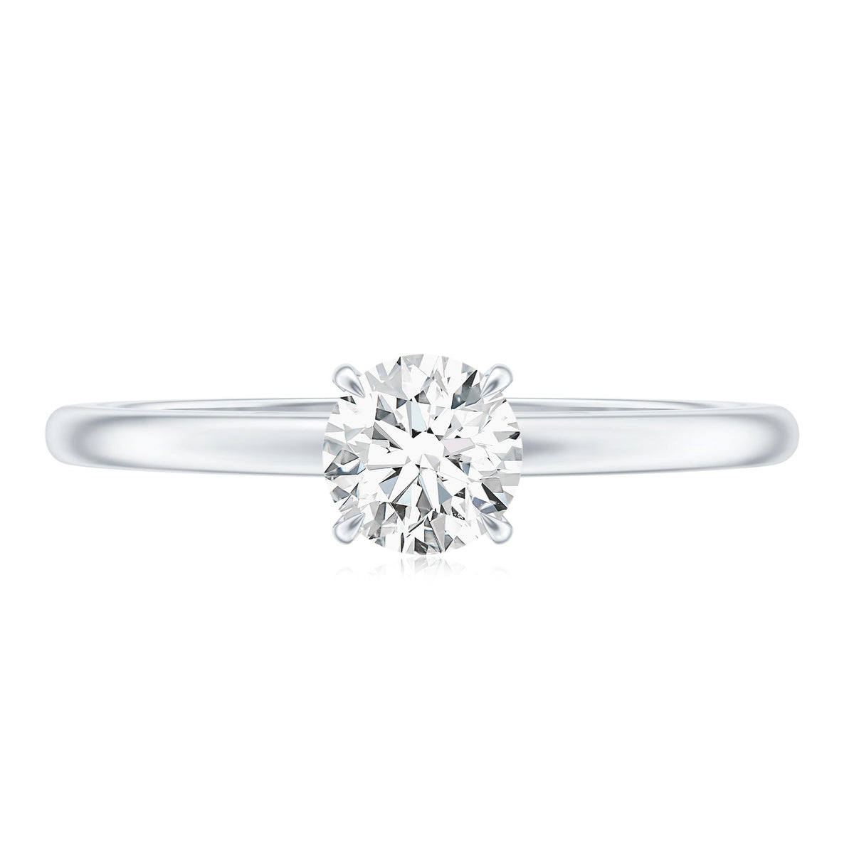 Round Brilliant Lab Grown Diamond Solitaire Promise Ring