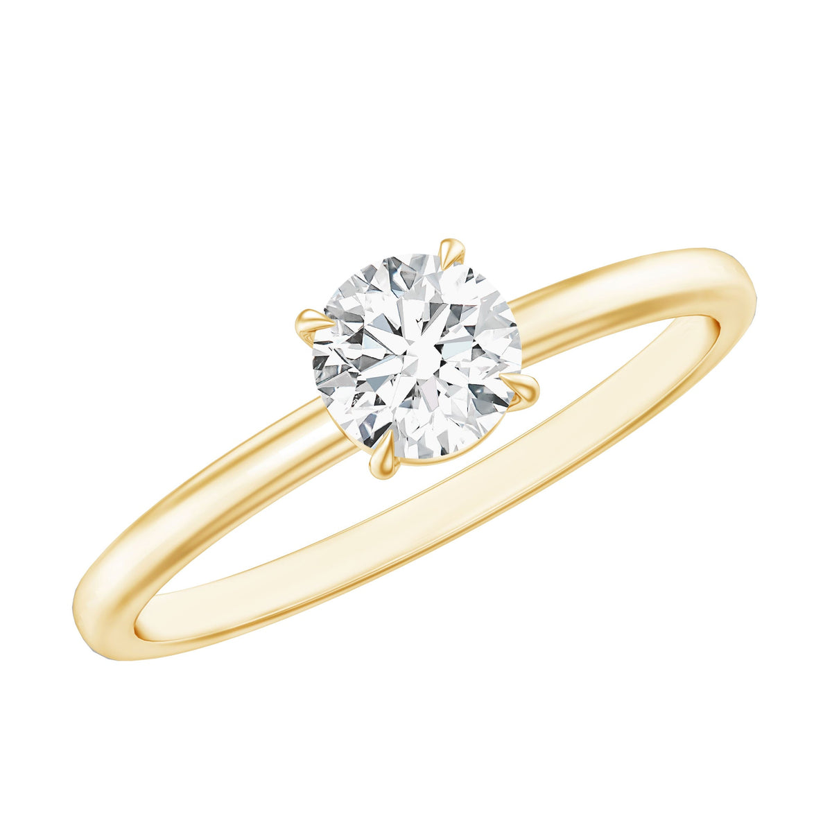 Round Brilliant Lab Grown Diamond Solitaire Promise Ring