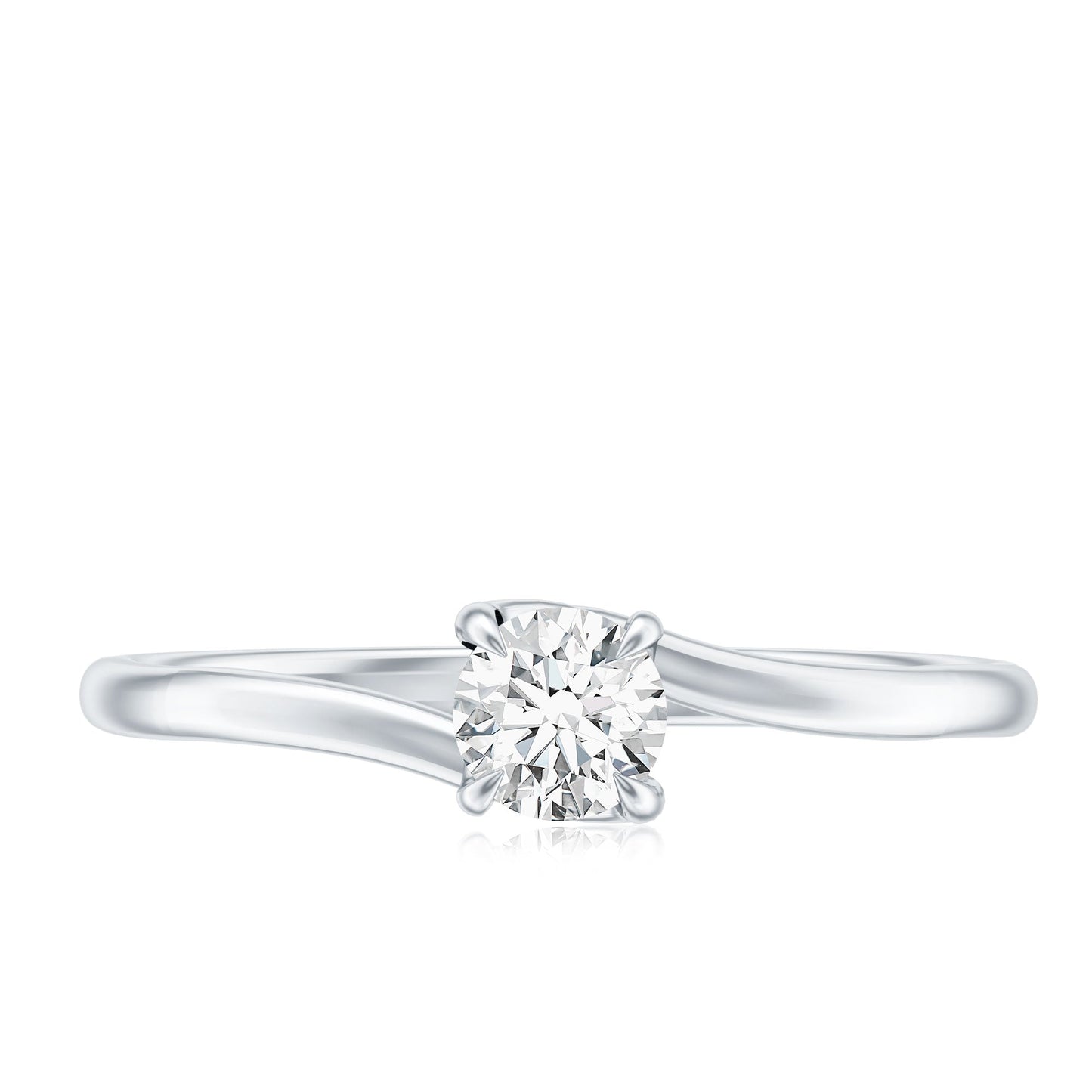 Solitaire Lab Grown Diamond Promise Ring