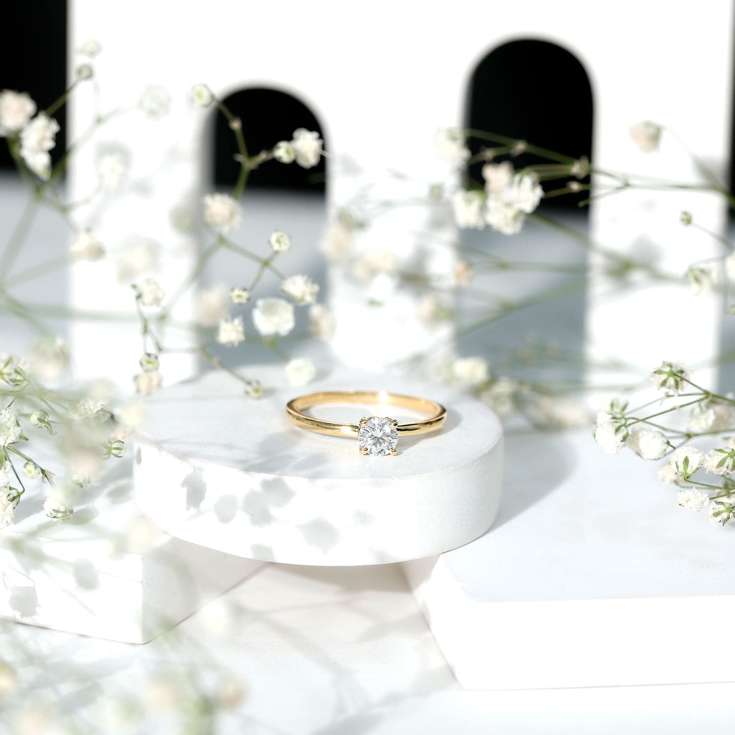 Brilliant Cut Lab Grown Diamond Solitaire Promise Ring