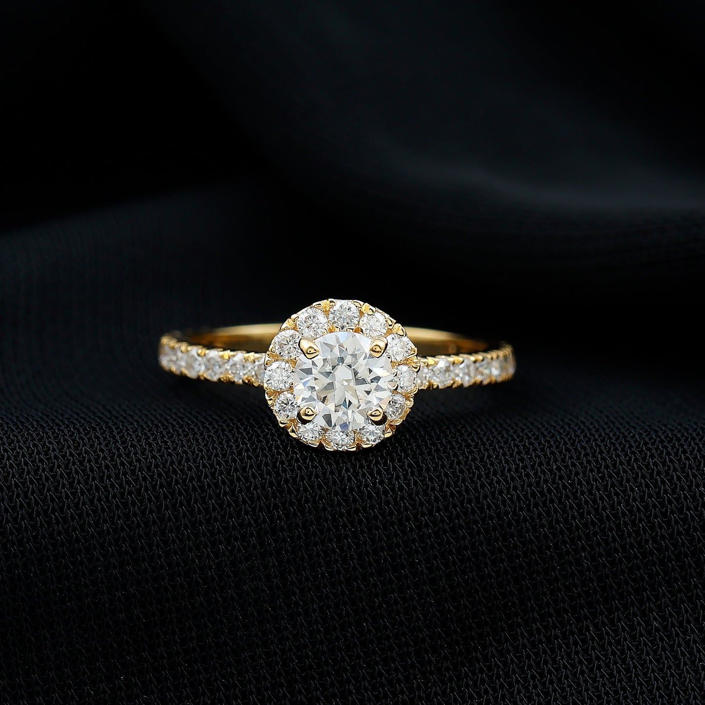 Certified Moissanite Promise Ring For Engagement