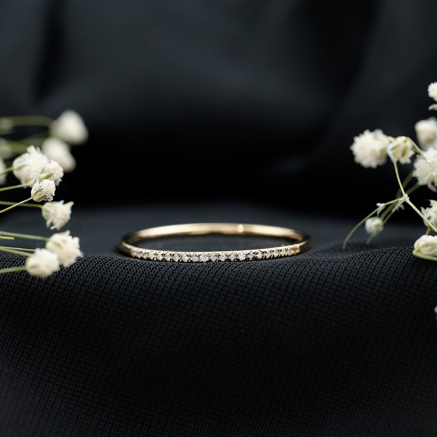 Certified Natural Diamond Stackable Wedding Ring