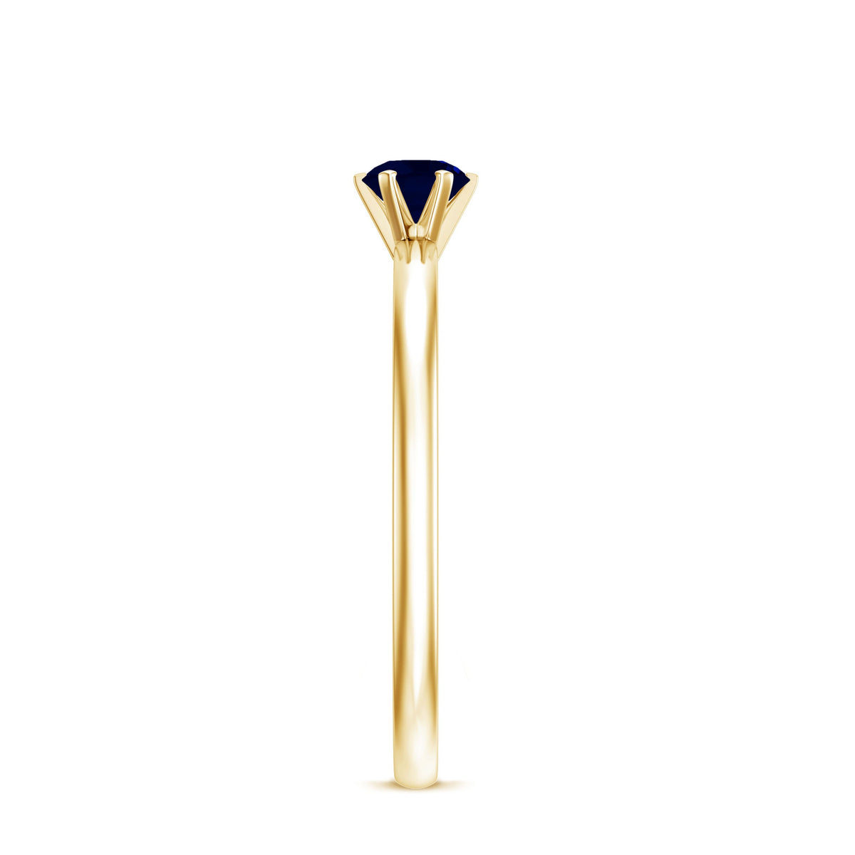Genuine Blue Sapphire September Birthstone Ring for Women