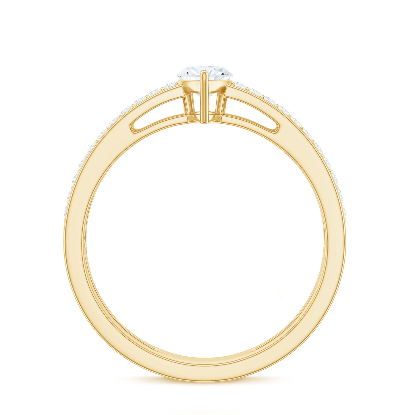 Marquise Cut Moissanite Classic Solitaire Ring