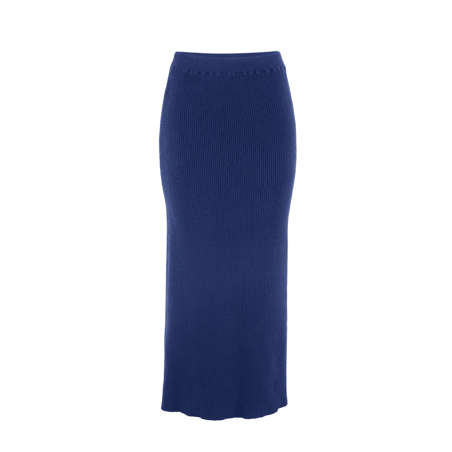 RIBBED KNIT STRAIGHT SKIRT
