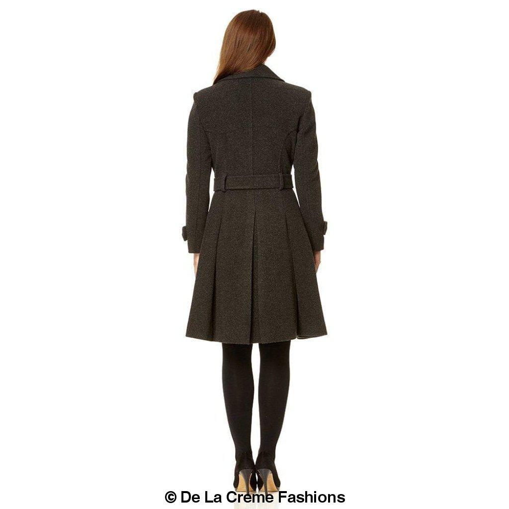 Wool Blend Double Breasted Coat (1201) - Great Hall Collections House