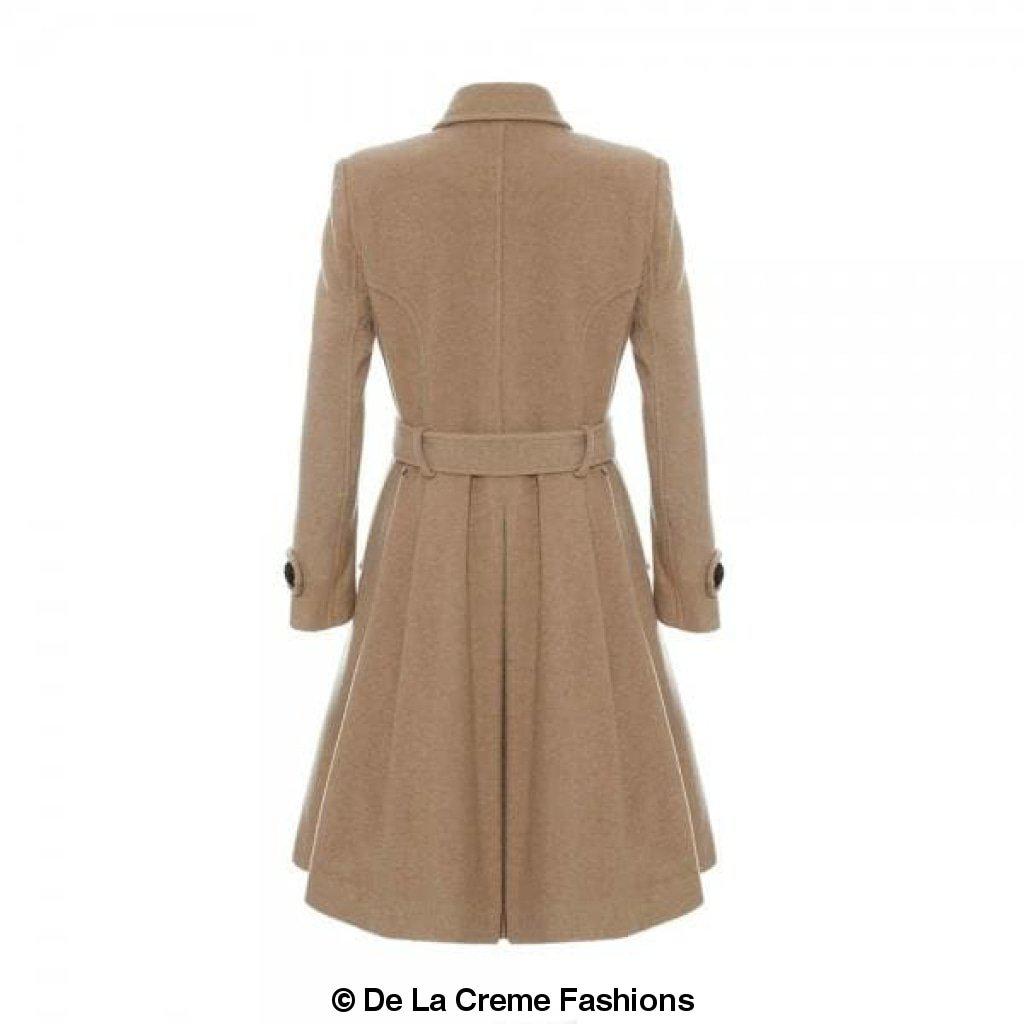 Wool Blend Double Breasted Coat (1201) - Great Hall Collections House