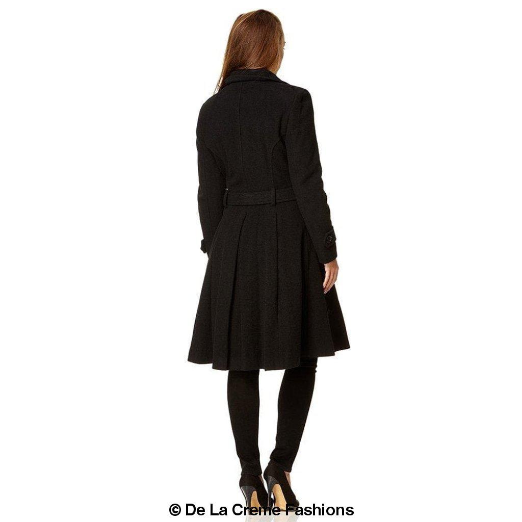 Wool Blend Double Breasted Coat (1201) - Great Hall Collections House