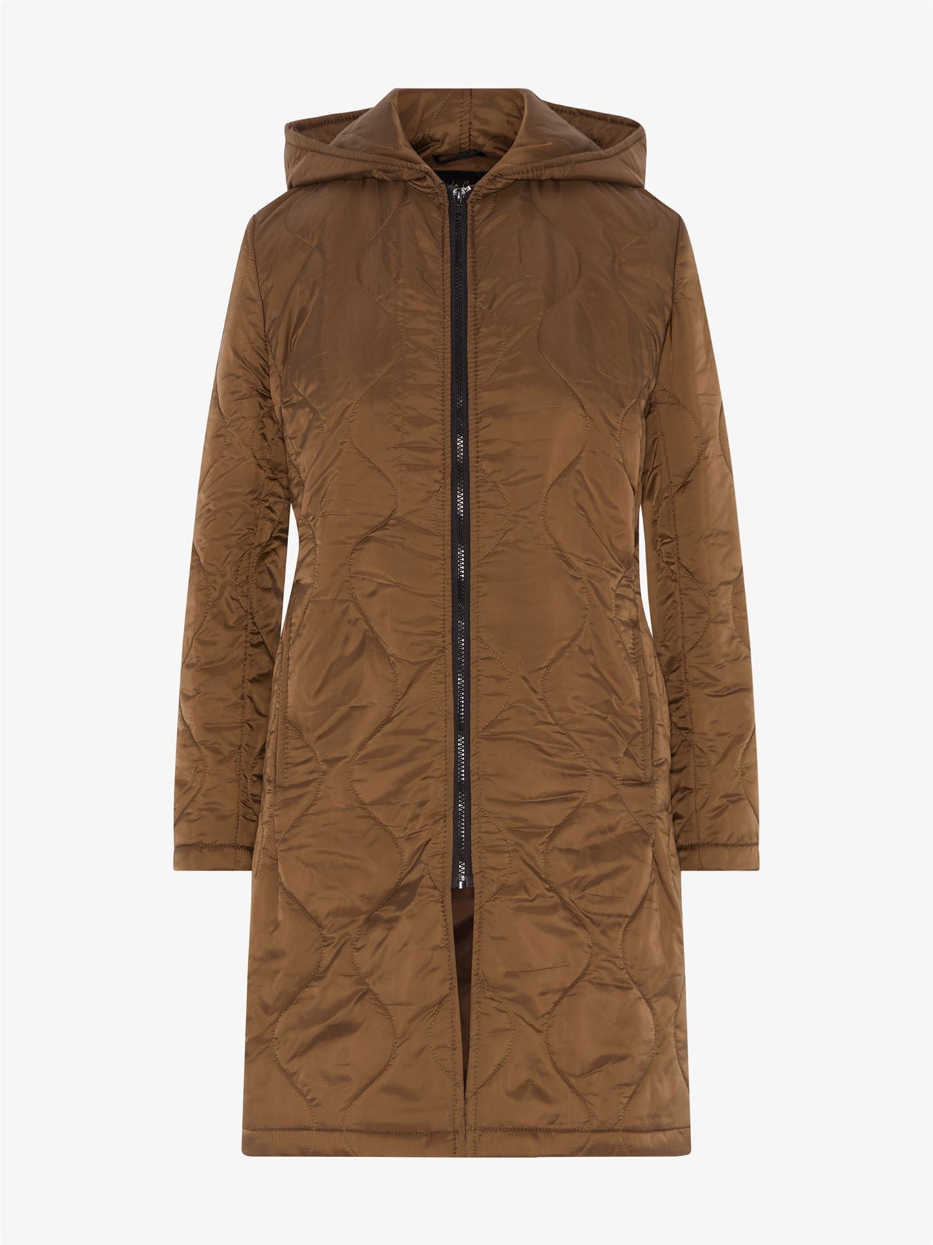 Padded Quilted Down Hooded Jacket made in UK - Great Hall Collections House