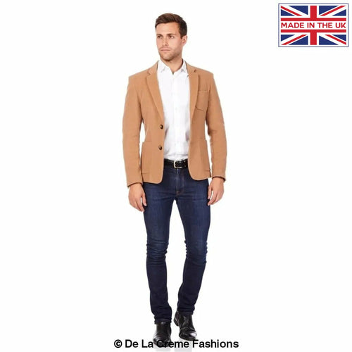 De La Creme MAN - Mens Wool Blend Blazer - Great Hall Collections House