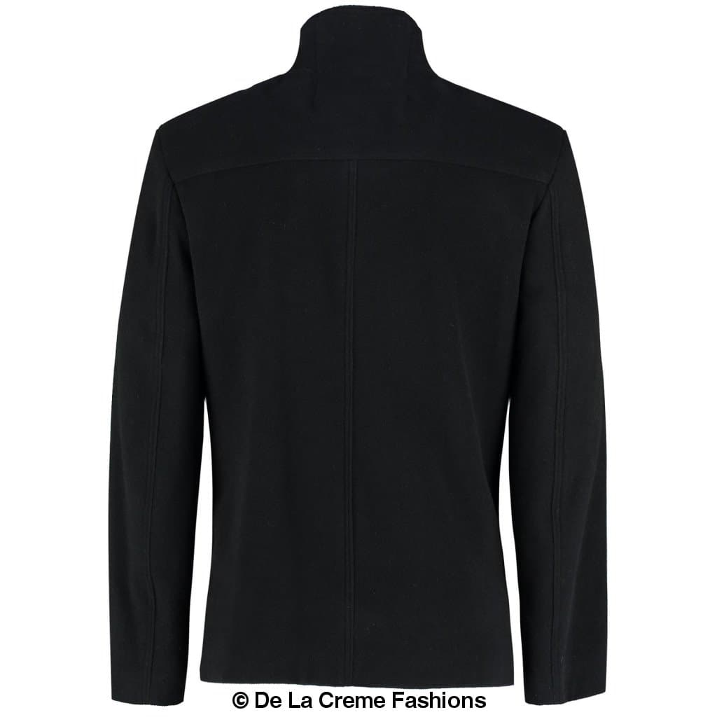 De La Creme MAN - Men's Wool Blend Double Breasted Short Reefer Coat made in uk - Great Hall Collections House