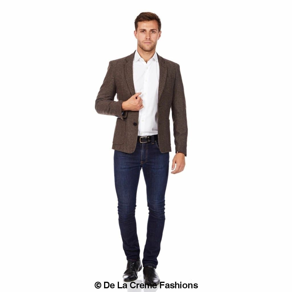De La Creme MAN - Mens Wool Blend Blazer - Great Hall Collections House