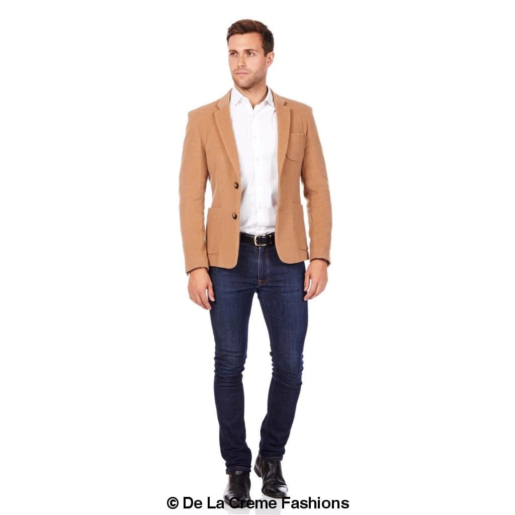 De La Creme MAN - Mens Wool Blend Blazer - Great Hall Collections House