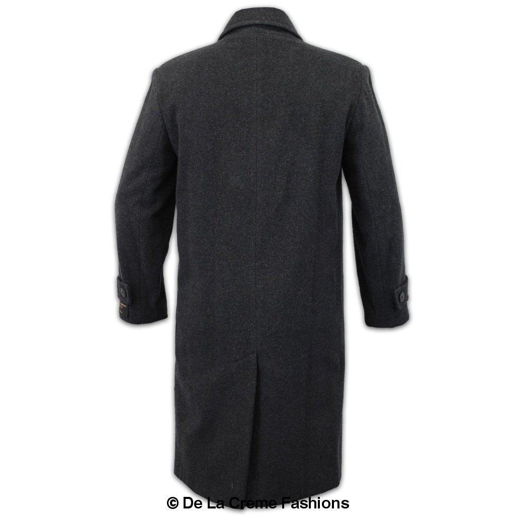 De La Creme MAN - Wool & Cashmere Long Formal Overcoat made in UK - Great Hall Collections House