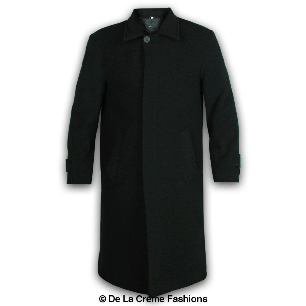 De La Creme MAN - Wool & Cashmere Long Formal Overcoat made in UK - Great Hall Collections House