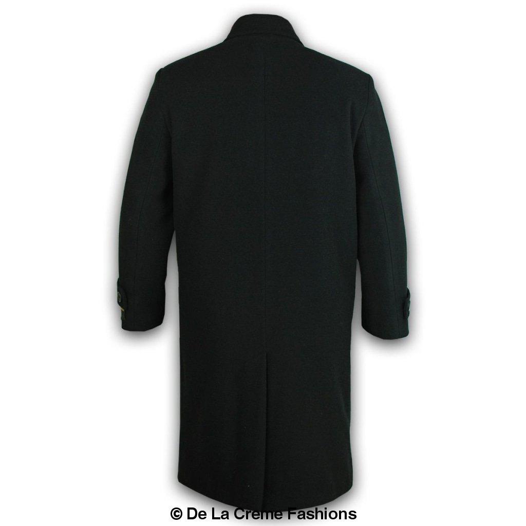 De La Creme MAN - Wool & Cashmere Long Formal Overcoat made in UK - Great Hall Collections House