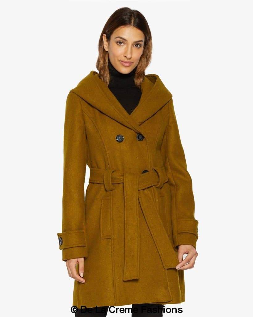 Slim Fit Shawl Hooded Coat (1325) - Great Hall Collections House