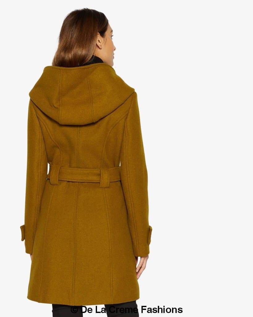 Slim Fit Shawl Hooded Coat (1325) - Great Hall Collections House