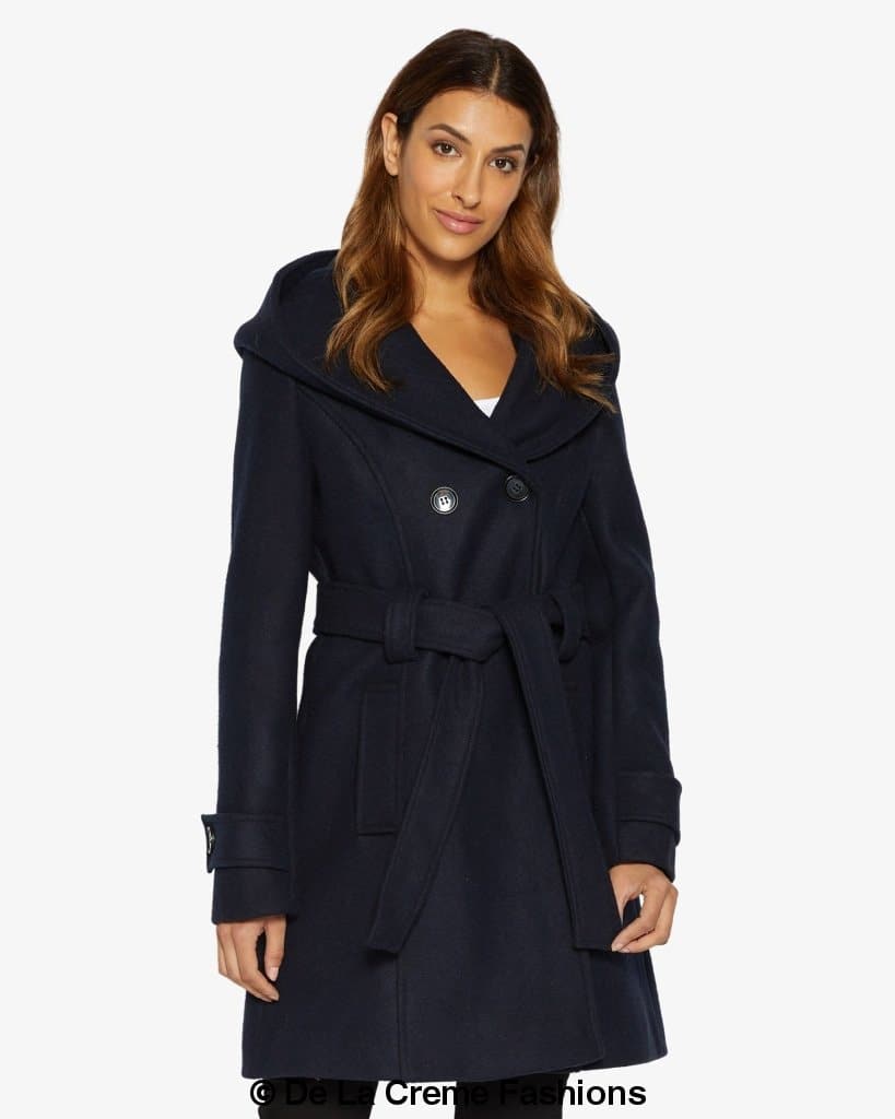 Slim Fit Shawl Hooded Coat (1325) - Great Hall Collections House