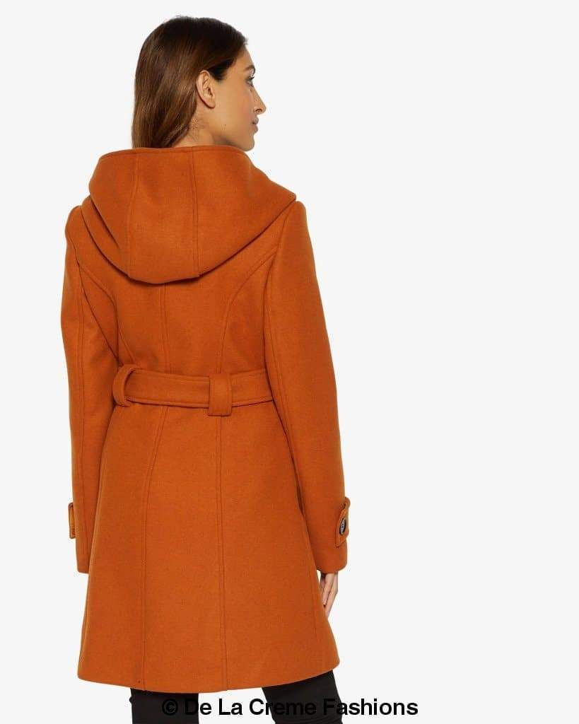 Slim Fit Shawl Hooded Coat (1325) - Great Hall Collections House