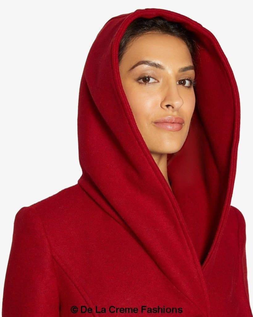 Slim Fit Shawl Hooded Coat (1325) - Great Hall Collections House