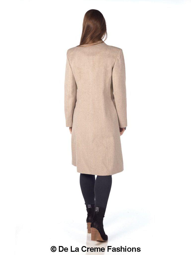 De La Creme - Women's Mohair Blend Longline Winter Coat made in uk - Great Hall Collections House