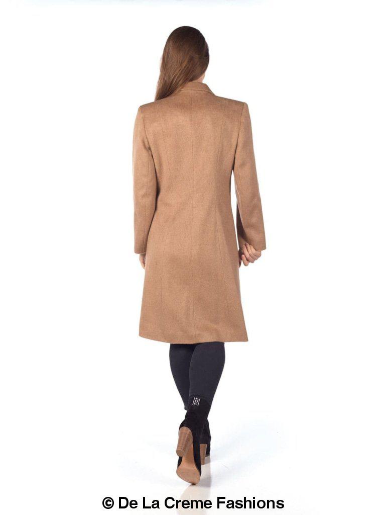 De La Creme - Women's Mohair Blend Longline Winter Coat made in uk - Great Hall Collections House