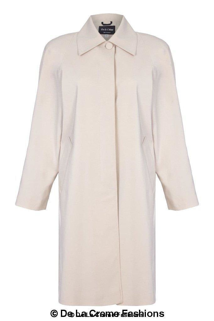 De La Creme Womens Oversized Knee Length Swing Coat made in UK - Great Hall Collections House