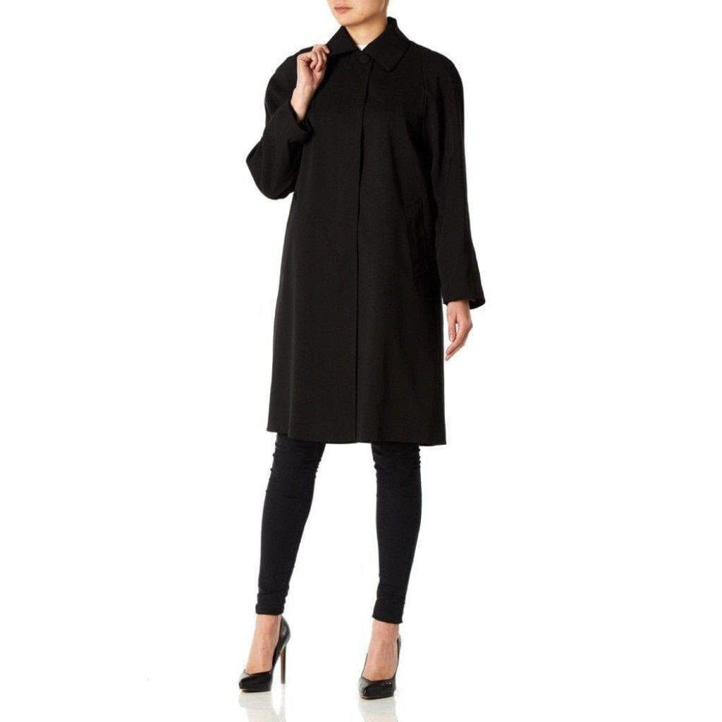 De La Creme Womens Oversized Knee Length Swing Coat made in UK - Great Hall Collections House