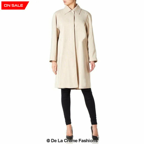 De La Creme Womens Oversized Knee Length Swing Coat made in UK - Great Hall Collections House