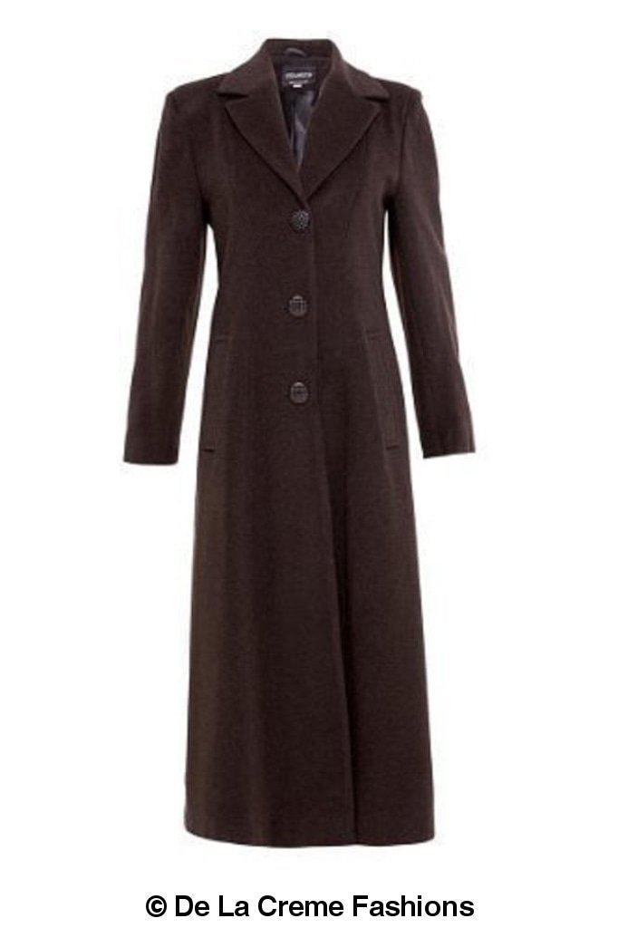 Single Breasted Long Winter Coat - Great Hall Collections House